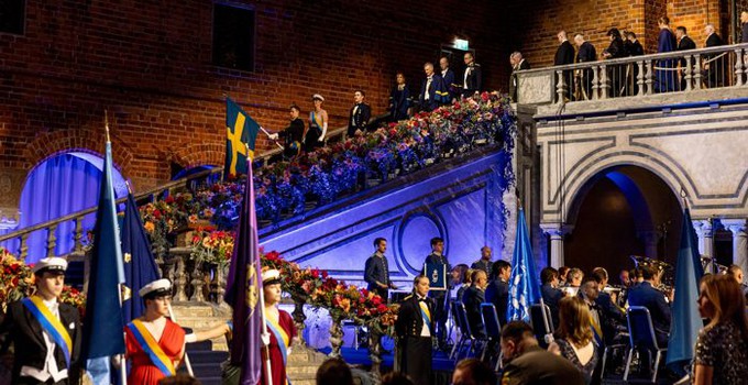 Akademisk högtid i stadshuset.